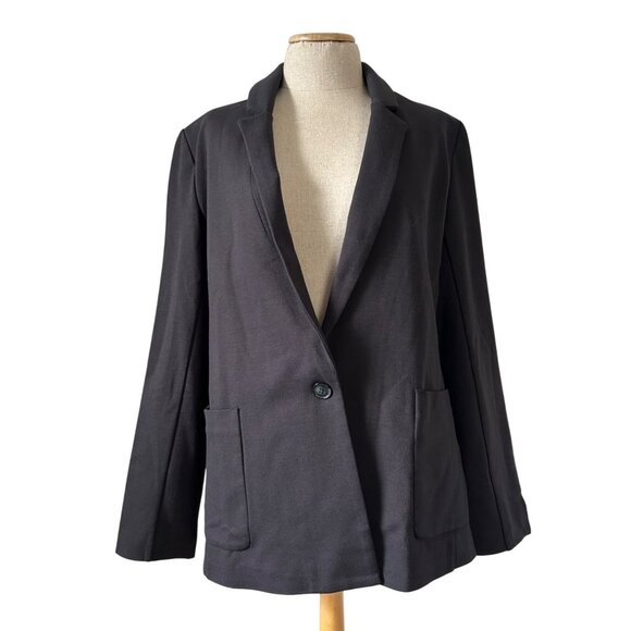 Coolibar Women's Medium Black Blazer UPF 50+ With Pockets - Picture 1 of 12